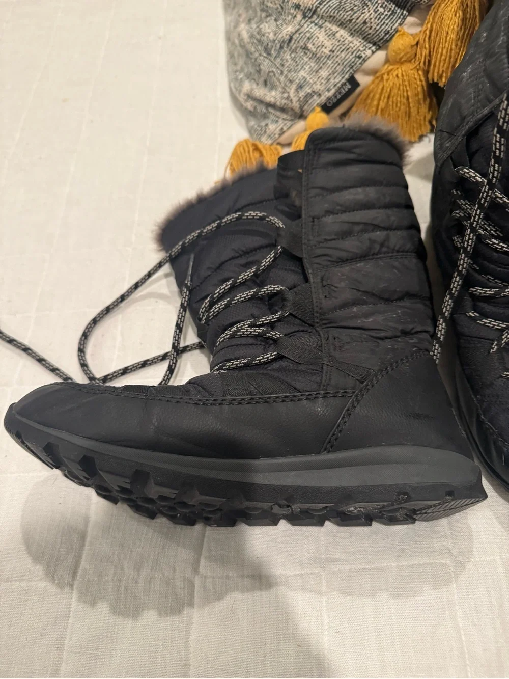 Sorel Black Waterproof Winter Snow Boots